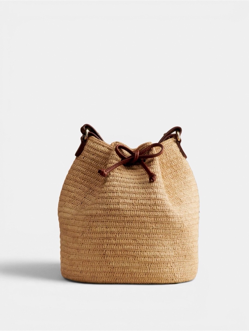 Sézane farrow bag raffia